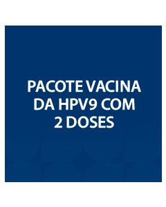 PACOTE DE VACINA DE HPV NONAVALENTE 2 DOSES